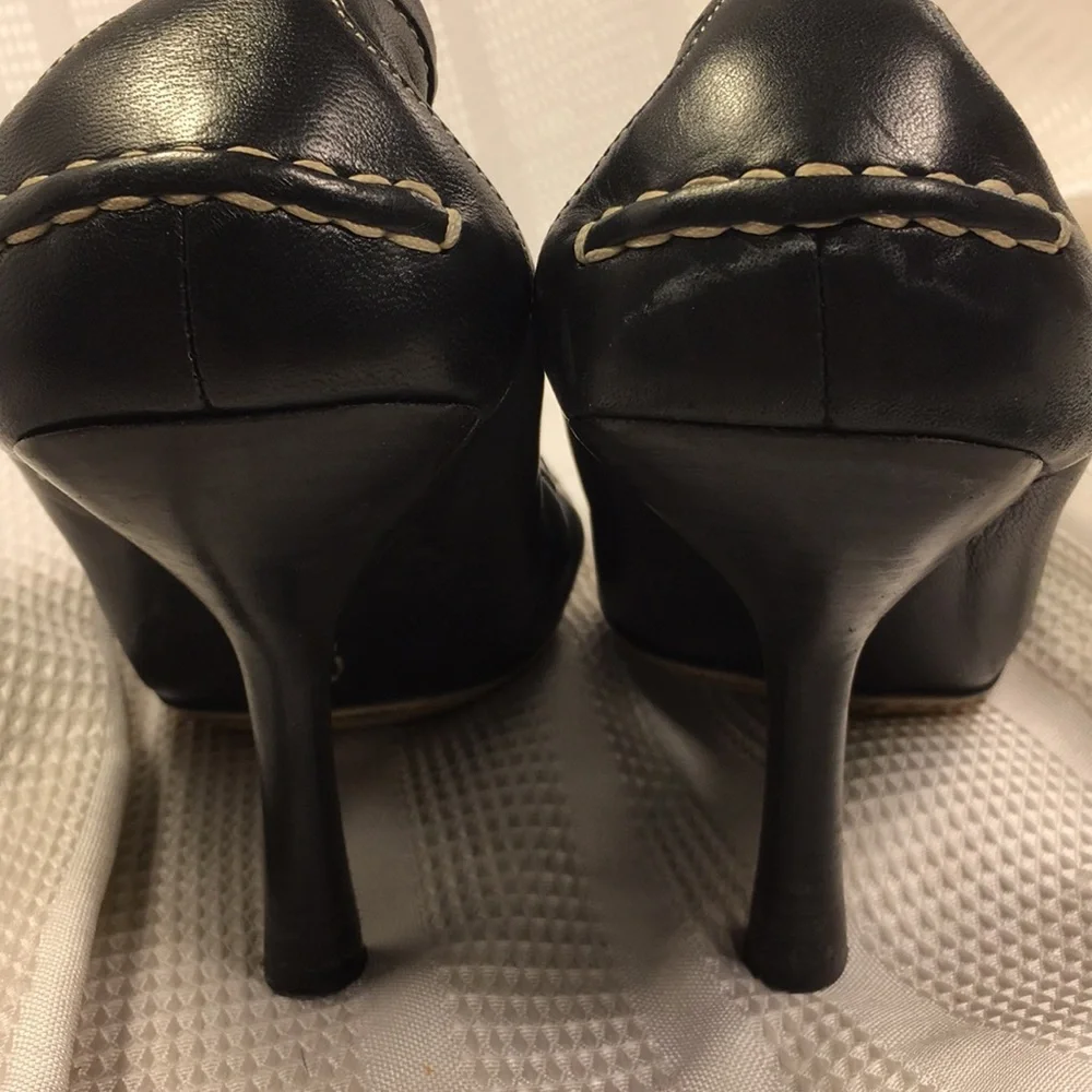 Materia Prima by Goffredo Fantini leather 3” heel
